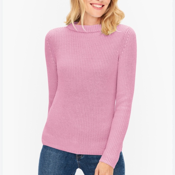 Talbots Sweaters - Talbots Shaker Stitch Sweater Pink Size Petite P / XS